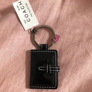 BLACK COACH PICTURE FRAME MINI KEYCHAIN (NEW)